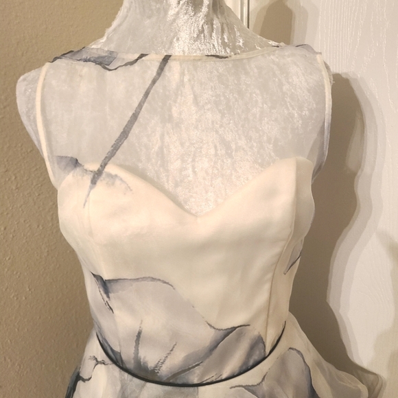 Nha knahn layered ruffle sheer skater style dress - Picture 4 of 10